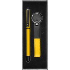 Promosyon ET-0510-240 Hediyelik Set Sarı 17,5 x 6,5 x 3 cm, Renk: Sarı, Ölçü: 17,5 x 6,5 x 3 cm 