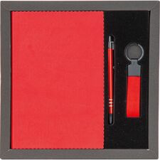Promosyon ET-CEKMEKOY Hediyelik Set Kırmızı 24,5 x 24,5 x 1,6 cm, Renk: Kırmızı, Ölçü: 24,5 x 24,5 x 1,6 cm 