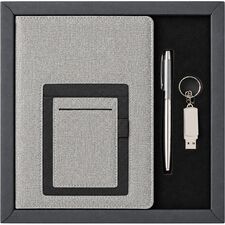 Promosyon ET-NIGDE Hediyelik Set Gri 24,5 x 24,5 x 1,6 cm, Renk: Gri, Ölçü: 24,5 x 24,5 x 1,6 cm 