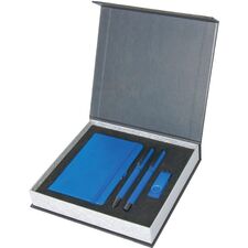 Promosyon ET-CORUM Hediyelik Set Lacivert 20 x 19 x 3,7 cm, Renk: Lacivert, Ölçü: 20 x 19 x 3,7 cm 