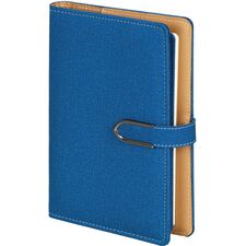 Promosyon ET-BURGAZ Kılıflı Defter Lacivert 14,5 x 23 cm, Renk: Lacivert, Ölçü: 14,5 x 23 cm 