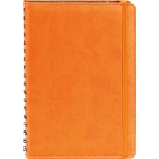 Promosyon ET-SEKERPINAR Gizli Spiralli Günlük Ajanda Turuncu 17 x 24 cm, Renk: Turuncu, Ölçü: 17 x 24 cm 