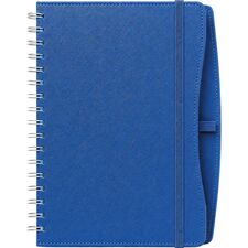 Promosyon ET-MODA Spiralli Günlük Ajanda Lacivert 17 x 24 cm, Renk: Lacivert, Ölçü: 17 x 24 cm 