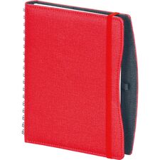 Promosyon ET-TUZLA Gizli Spiralli Günlük Ajanda Kırmızı 17 x 24 cm, Renk: Kırmızı, Ölçü: 17 x 24 cm 