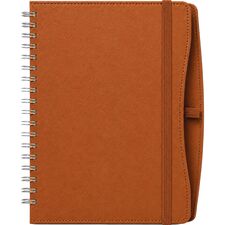 Promosyon ET-MODA Spiralli Günlük Ajanda Taba 17 x 24 cm, Renk: Taba, Ölçü: 17 x 24 cm 