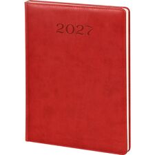 Promosyon ET-DARICA-D Dikişli Haftalık Ajanda Kırmızı 20 x 28 cm, Renk: Kırmızı, Ölçü: 20 x 28 cm 