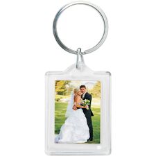 Promosyon ET-AN-4210-H Çift Yön Anahtarlık Şeffaf 3,5 x 8 cm 