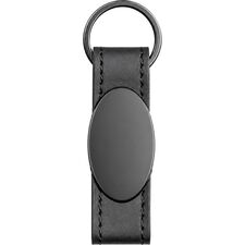 Promosyon ET-AN-6230 Çift Yön Anahtarlık Siyah 2,4 x 8,8 cm 