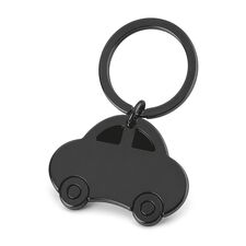 Promosyon ET-AN-5386 Çift Yön Anahtarlık Siyah 4,2 x 8 cm, Renk: Siyah, Ölçü: 4,2 x 8 cm 