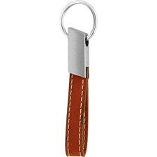 Promosyon ET-AN-5310 Çift Yön Anahtarlık Taba 1,2 x 10 cm, Renk: Taba, Ölçü: 1,2 x 10 cm 