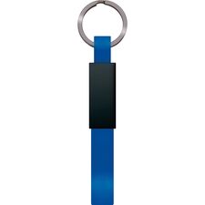 Promosyon ET-AN-5110 Çift Yönlü Anahtarlık Lacivert 2,8 x 11,5 cm, Renk: Lacivert, Ölçü: 2,8 x 11,5 cm 