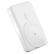 Promosyon ET-PWB-60 Magsafe Powerbank Beyaz 10.000 mAh, Renk: Beyaz, Ölçü: 10.000 mAh 