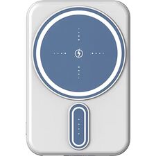 Promosyon ET-PWB-555 Mini Powerbank Beyaz 5.000 mAh, Renk: Beyaz, Ölçü: 5.000 mAh 