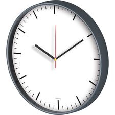 Promosyon ET-V30-635-FM Plastik Duvar Saati Füme 35 cm 