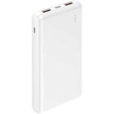 Promosyon ET-PWB-610 Powerbank Beyaz 10.000 mAh, Renk: Beyaz, Ölçü: 10.000 mAh 