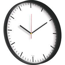 Promosyon ET-V30-635-S Plastik Duvar Saati Siyah 35 cm 