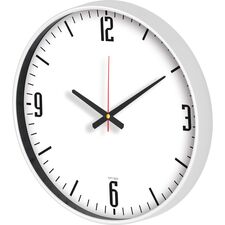 Promosyon ET-V30-640-B Plastik Duvar Saati Beyaz 40 cm 