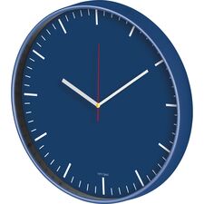 Promosyon ET-V30-730-L Plastik Duvar Saati Lacivert 30 cm 