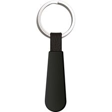 Promosyon ET-AN-5420 Çift Yön Anahtarlık Siyah 1,7 x 8,5 cm, Renk: Siyah, Ölçü: 1,7 x 8,5 cm 
