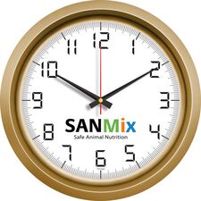 Promosyon ET-V30-742-A Metalize Duvar Saati Altın Ø 40 cm 