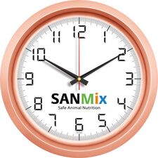 Promosyon ET-V30-742-B Metalize Duvar Saati Bronz Ø 40 cm 