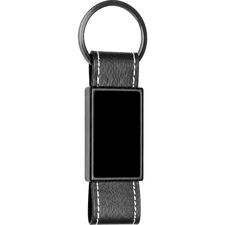 Promosyon ET-AN-4060 Çift Yön Anahtarlık Siyah 2,4 x 8,7 cm, Renk: Siyah, Ölçü: 2,4 x 8,7 cm 