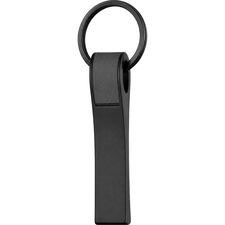 Promosyon ET-AN-5065 Çift Yön Anahtarlık Siyah 1,8 x 8,5 cm, Renk: Siyah, Ölçü: 1,8 x 8,5 cm 