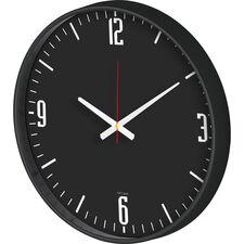 Promosyon ET-V30-740-S Plastik Duvar Saati Siyah 40 cm 