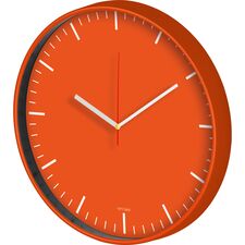 Promosyon ET-V30-735-T Plastik Duvar Saati Turuncu 35 cm 