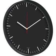 Promosyon ET-V30-735-S Plastik Duvar Saati Siyah 35 cm 