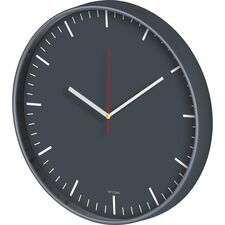 Promosyon ET-V30-735-FM Plastik Duvar Saati Füme 35 cm 