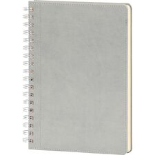 Promosyon ET-BAGCILAR-17X24 Spiralli Tarihsiz Defter Gri 17 x 24 cm, Renk: Gri, Ölçü: 17 x 24 cm 