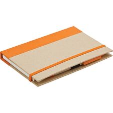 Promosyon ET-GD-017 Renkli Yapışkanlı Notluk Turuncu 17,5 x 12 x 1,5 cm, Renk: Turuncu, Ölçü: 17,5 x 12 x 1,5 cm 