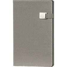 Promosyon ET-EDREMIT Tarihsiz Defter Gri 13 x 21 cm, Renk: Gri, Ölçü: 13 x 21 cm 