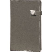 Promosyon ET-EDREMIT Tarihsiz Defter Füme 13 x 21 cm, Renk: Füme, Ölçü: 13 x 21 cm 