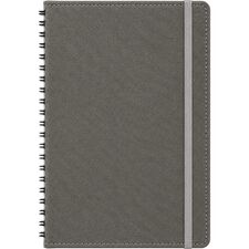 Promosyon ET-SIRKECI Gizli Spiralli Defter Füme 15 x 21,5 cm, Renk: Füme, Ölçü: 15 x 21,5 cm 