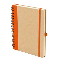 Promosyon ET-GD-020 Spiralli Not Defteri Turuncu 16 x 21,5 cm, Renk: Turuncu, Ölçü: 16 x 21,5 cm 