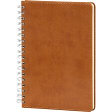 Promosyon ET-BAGCILAR-17X24 Spiralli Tarihsiz Defter Taba 17 x 24 cm, Renk: Taba, Ölçü: 17 x 24 cm 