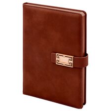 Promosyon YN-3125 Öveçler Tarihsiz Defter (15x21 cm) Kahverengi, Renk: Kahverengi 