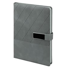Promosyon YN-3124 Kavaklıdere Tarihsiz Defter (15x21 cm) Gri, Renk: Gri 