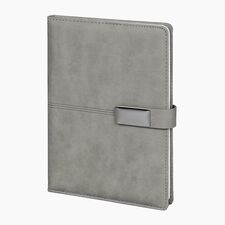 Promosyon YN-3122 Beysukent Tarihsiz Defter (15x21 cm) Gri, Renk: Gri 