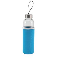 Promosyon YN-7963 Ladoga 550 ml Cam Matara Turkuaz, Renk: Turkuaz 
