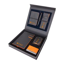 Promosyon YN-9320 Dikilitaş Hediyelik Set Turuncu, Renk: Turuncu 