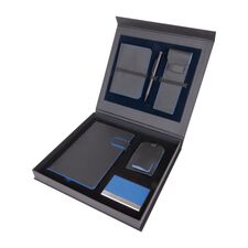 Promosyon YN-9320 Dikilitaş Hediyelik Set Lacivert, Renk: Lacivert 
