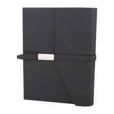 Promosyon YN-3102 Mogan Tarihsiz Defter (15x21 cm) Siyah, Renk: Siyah 