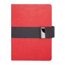 Promosyon YN-3099 Armada Defter Tarihsiz Defter (15x21 cm) Kırmızı, Renk: Kırmızı 
