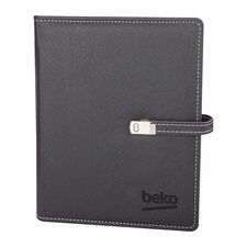 Promosyon YN-3095 Aydınlıkevler Organizer Defter (18x21,5 cm) Siyah, Renk: Siyah 