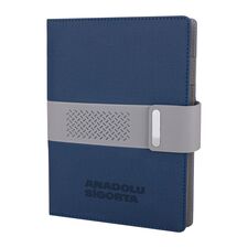 Promosyon YN-3093 Kalaba Organizer Ajanda (18x21,5cm) Lacivert, Renk: Lacivert 