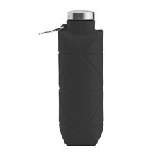 Promosyon YN-7940 Aydeniz 700 ml Katlanabilir Silikon Matara Siyah, Renk: Siyah 