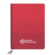 Promosyon YN-3053 Dikmen Tarihsiz Defter (15x21 cm) Kırmızı, Renk: Kırmızı 